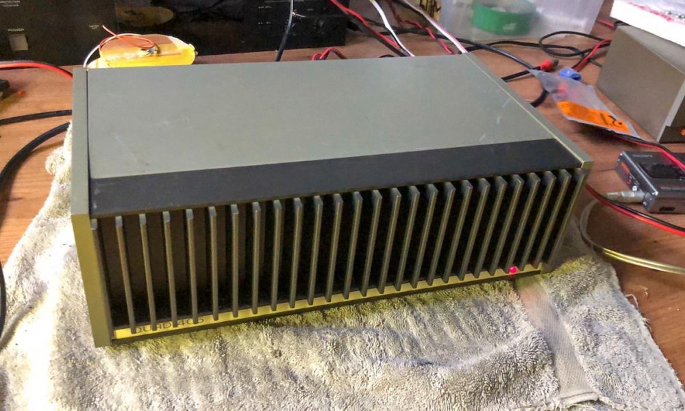 Quad 405 amplifier recap, rebuild, speaker protection