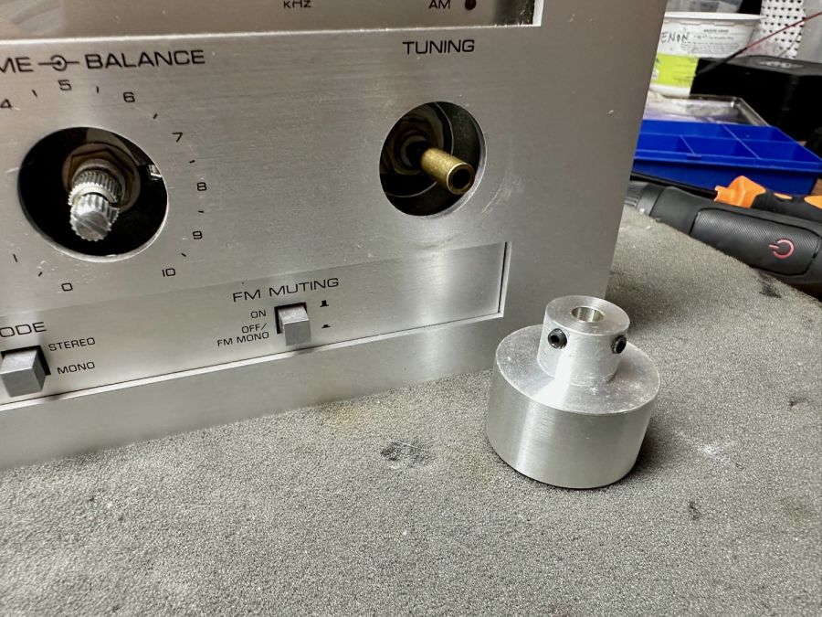 As en knop receiver