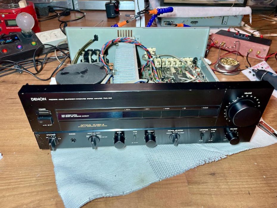 Denon PMA-920 versterker relais probleem