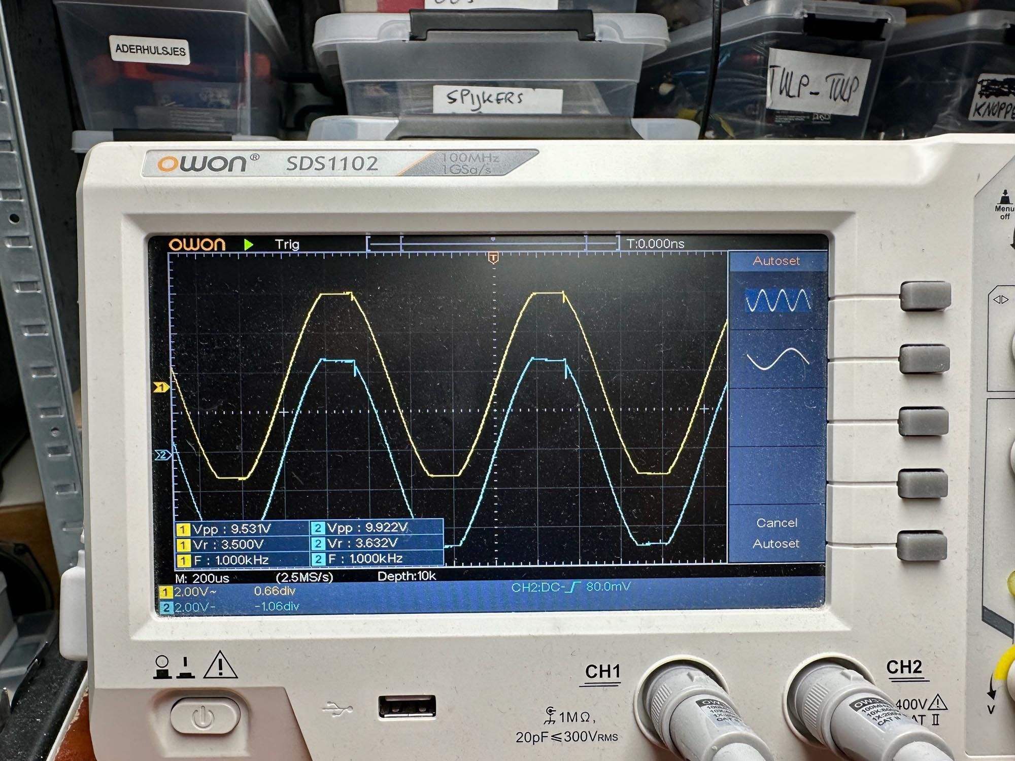 Onkyo A-7090 versterker clipping